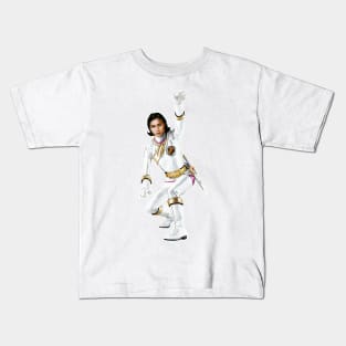 Power Rangers Wild Force White Kids T-Shirt